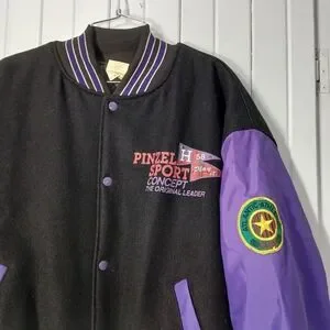 Pinzel Vintage | Jackets & Coats | Vintage Pinzel Sport Varsity Bomber Jacket ...